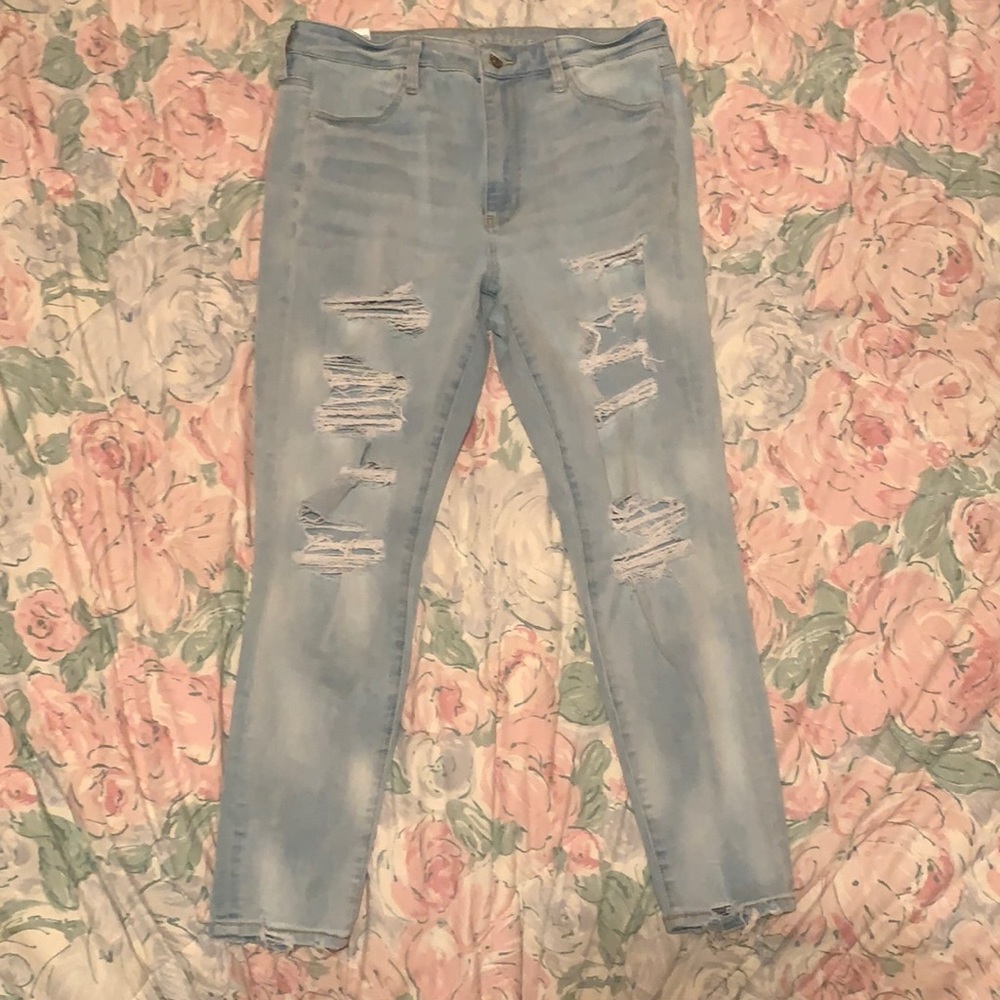 AE Next Level Stretch Skinny LightWash Jean